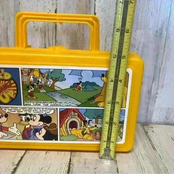 Disney Cookd Up Comics Pencil Lunch Box Mickey Mouse Pluto Minnie Whirley USA - Picture 5 of 7